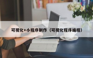 常德可视化+小程序制作（可视化程序编程）